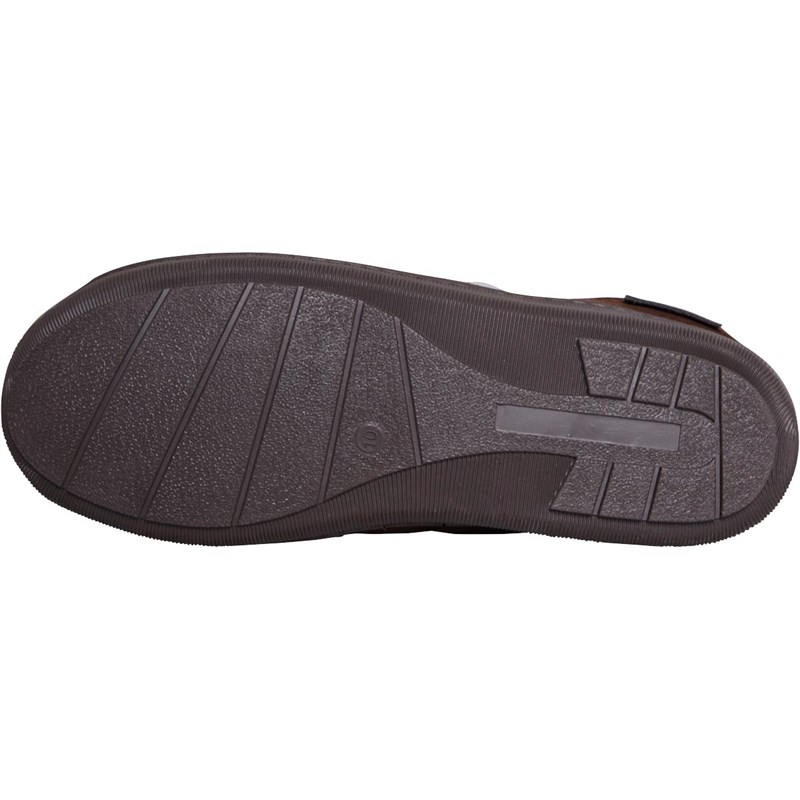 Hush Puppies Mens Ashton Suede Slippers | Brown - Image 3