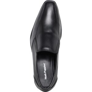 Hush Puppies Mens Ellis Slip On Tram Shoes | Black