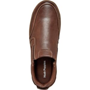 Hush Puppies Mens Jasper Slip On Shoes | Brown