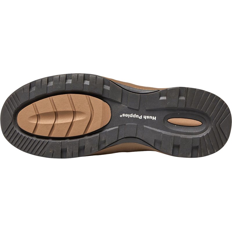Hush Puppies Mens Jasper Slip On Shoes | Brown - Image 4