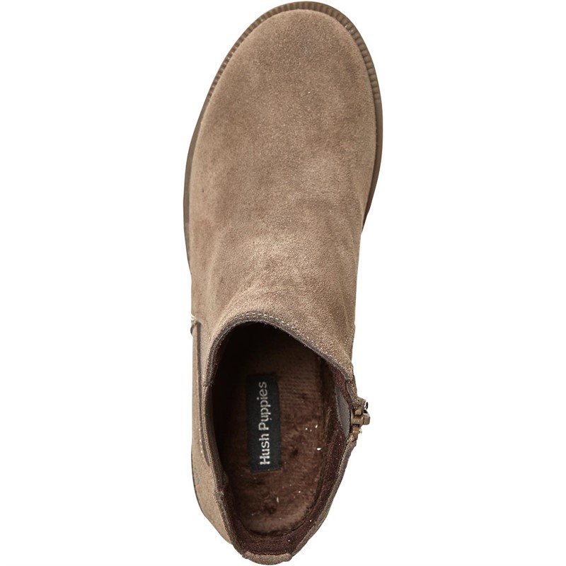 Hush Puppies Womens Madisyn Boots | Taupe - Image 5