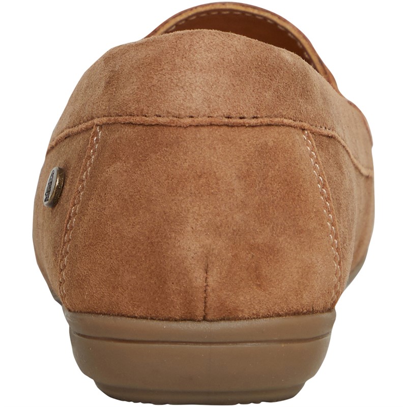 Hush Puppies Womens Molly Loafers | Tan Suede - Image 3