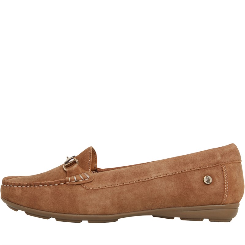 Hush Puppies Womens Molly Loafers | Tan Suede - Image 4