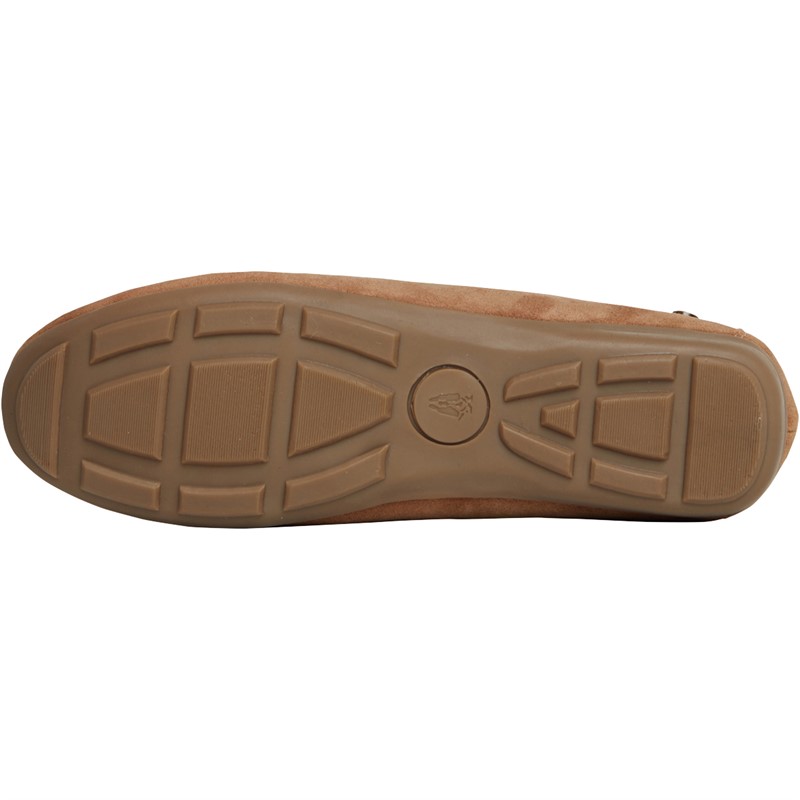 Hush Puppies Womens Molly Loafers | Tan Suede - Image 5