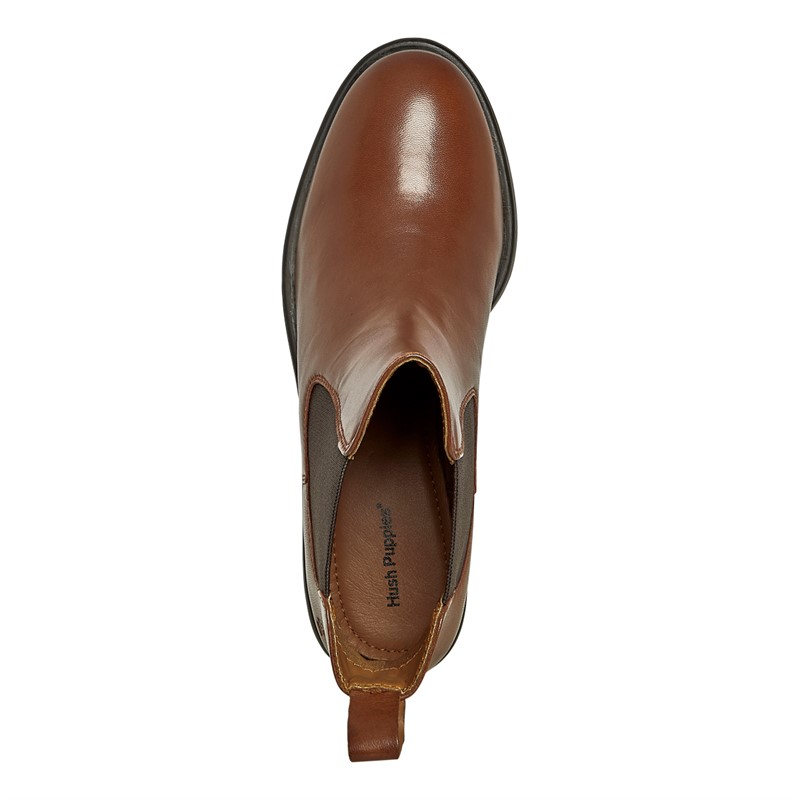 Hush Puppies Womens Viola Chelsea Boots | Tan - Image 4